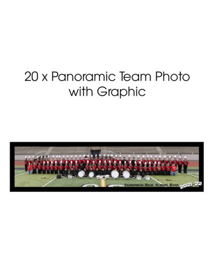 20x Panoramic Team with Graphic *print as 16x20